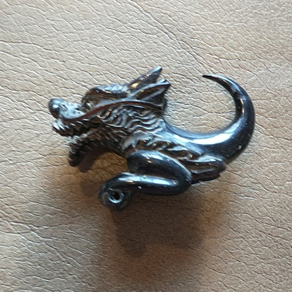 🇨🇦 Ebony Dragon Ear Stretcher - Picture 3 of 6